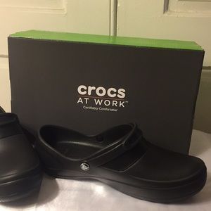 Crocs At Work Black size 11 like new!